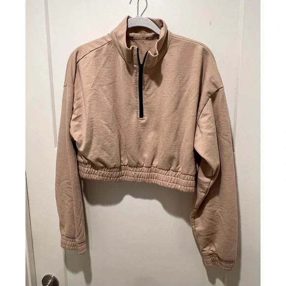 Cropped quarter zip sweater - Picture 2 of 3